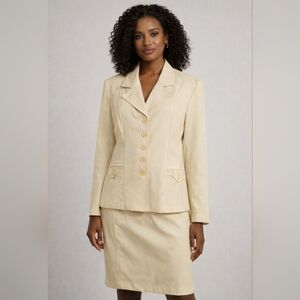 Elegant Cream Women's Blazer #193